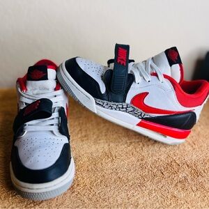Air Jordan Legacy 312 Low Fire Red Black White GS Size 6Y Shoes  CD9054-160